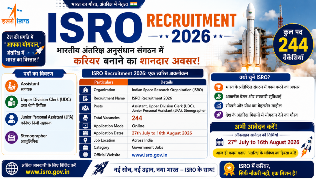 ISRO Recruitment 2026